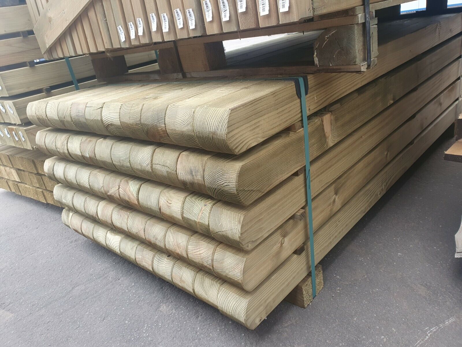 Rundholzpfahl Nadelholz Kesseldruckimprägniert Rundholzpfosten