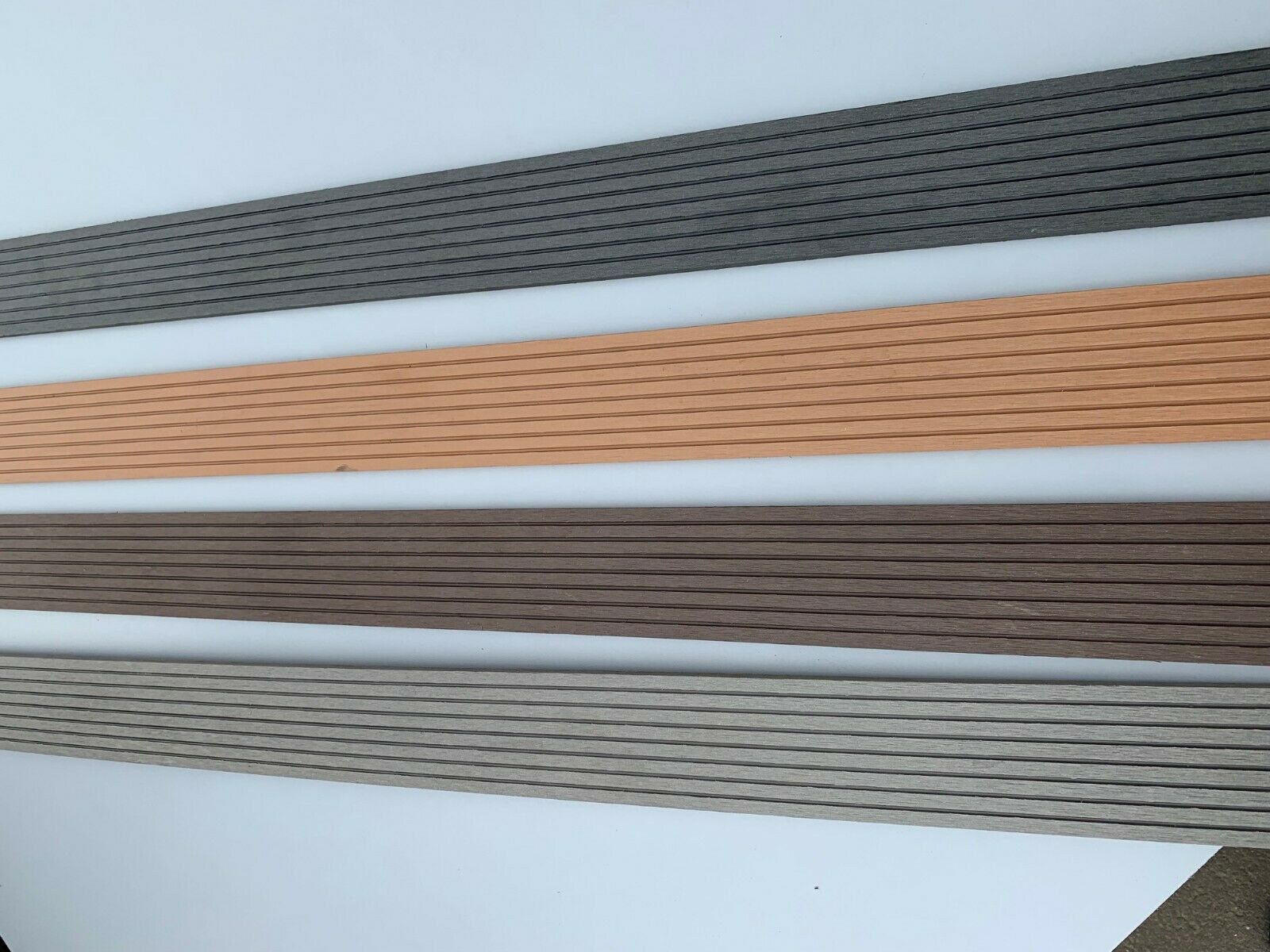 WPC-Terrassendielen Leiste Abschlussleiste Abdeckleiste WPC-Flachleiste