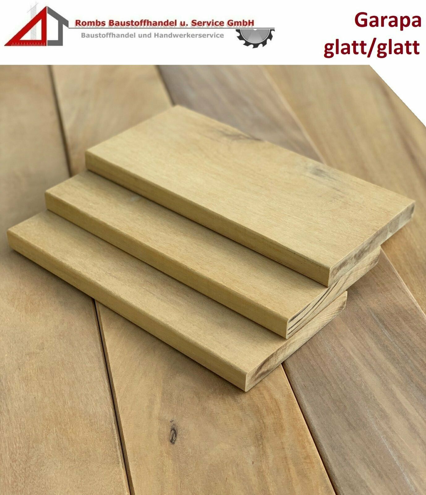 Garapa Terrassendielen Terrassenbelag Terrassenholz Diele